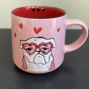 NEW Spectrum Designz Valentine Bulldogs With Hearts 16-20oz NEW